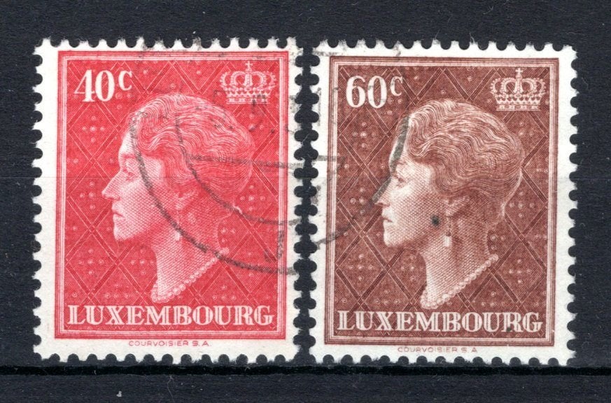 LUXEMBOURG Yt. 415A/416 estampillée 1951, Envoi, Luxembourg, Affranchi