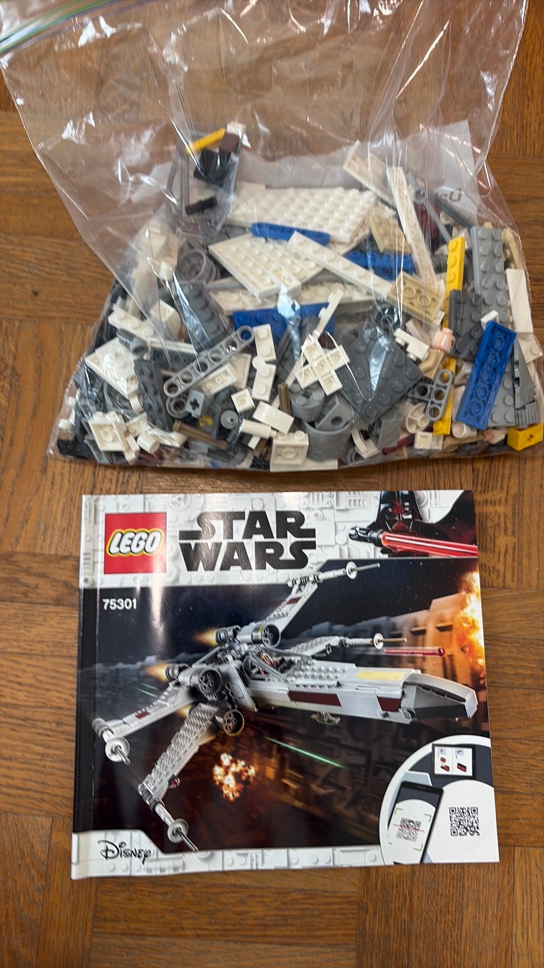 LEGO Star Wars 75301 – X-Wing de Luke Skywalker – Complet, Ophalen, Zo goed als nieuw