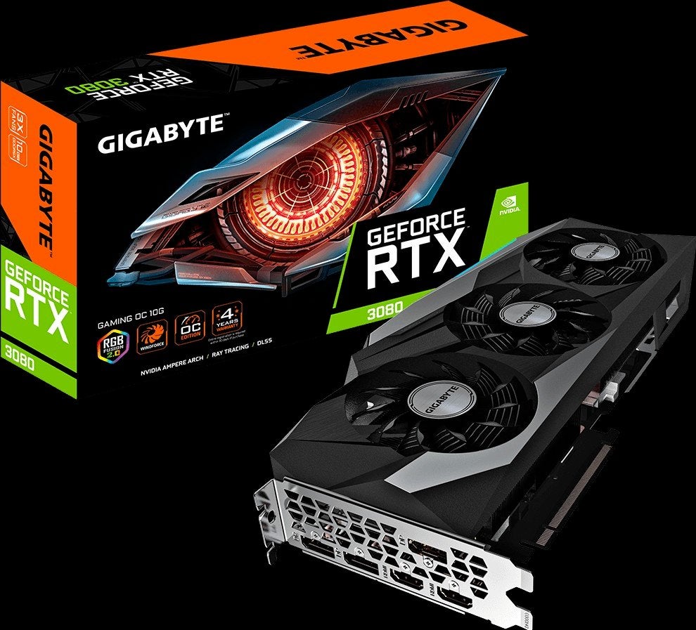 Gigabyte GeForce RTX 3080 10GB, Computers en Software, Videokaarten, Ophalen