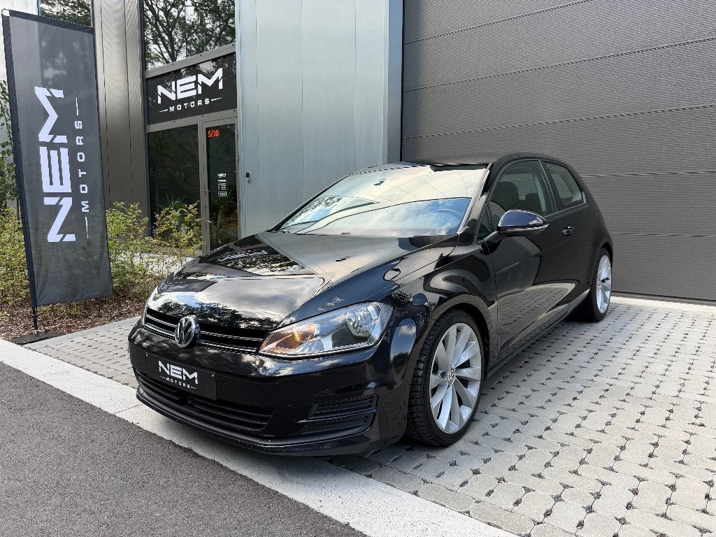 Volkswagen Golf 7 1.6 CR TDi Trendline,GARANTIE,ACC,AIRCO,, Auto's, Voorwielaandrijving, Stof, Zwart, 4 cilinders