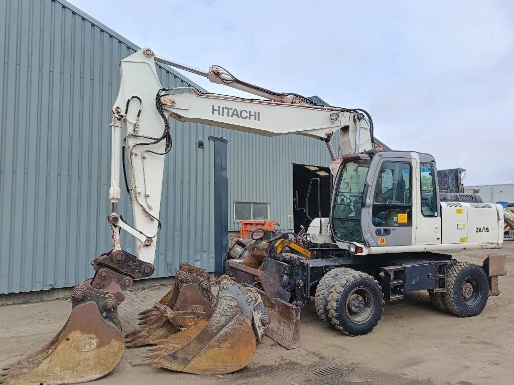 Hitachi ZX 180 W mobile excavator bagger graafmachine 18 T, Articles professionnels, Machines & Construction | Grues & Excavatrices