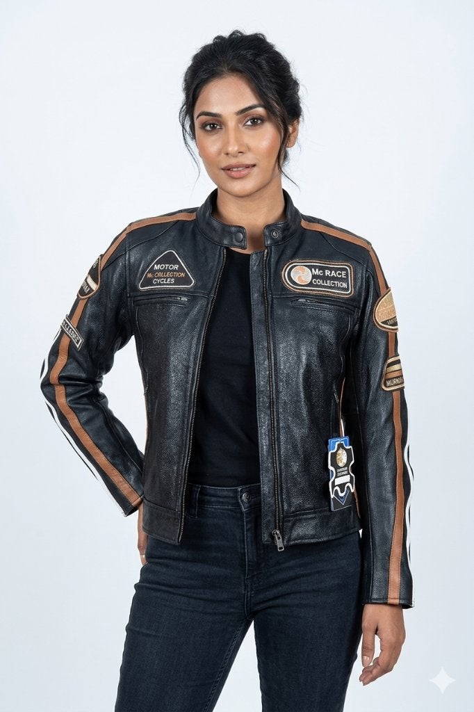 Veste de Moto en Cuir Protecteurs approuvé CE neuf, Motos, Enlèvement ou Envoi, Neuf, avec ticket, Femmes, Manteau | cuir