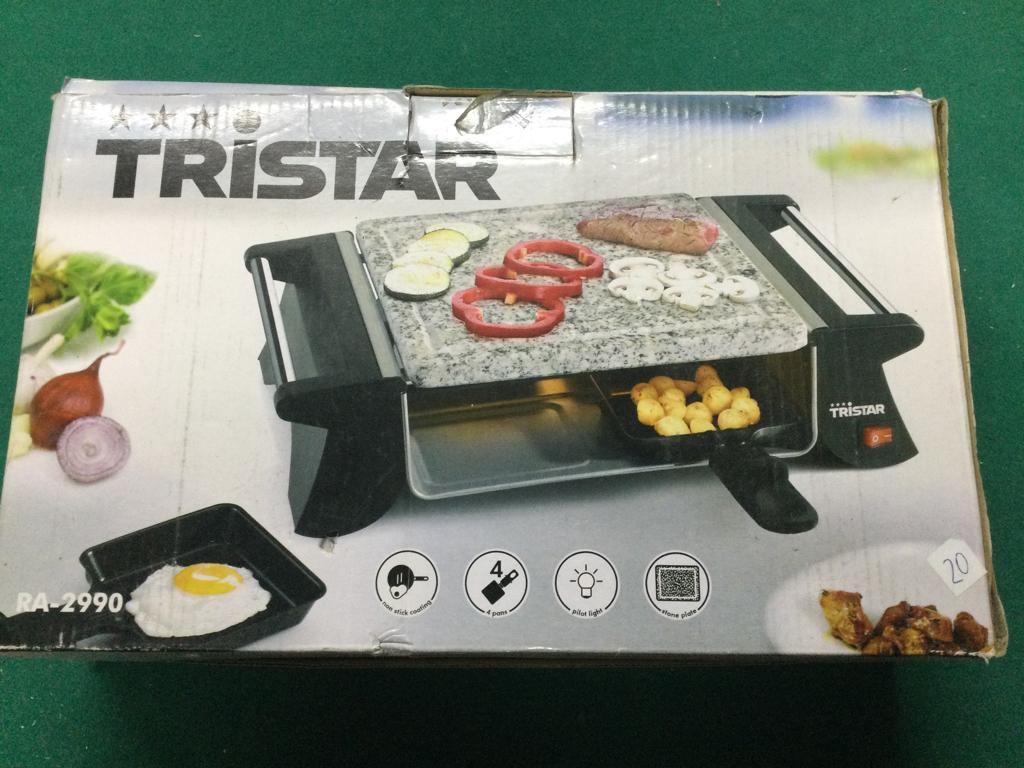 TriStar raclette, Ophalen, Nieuw