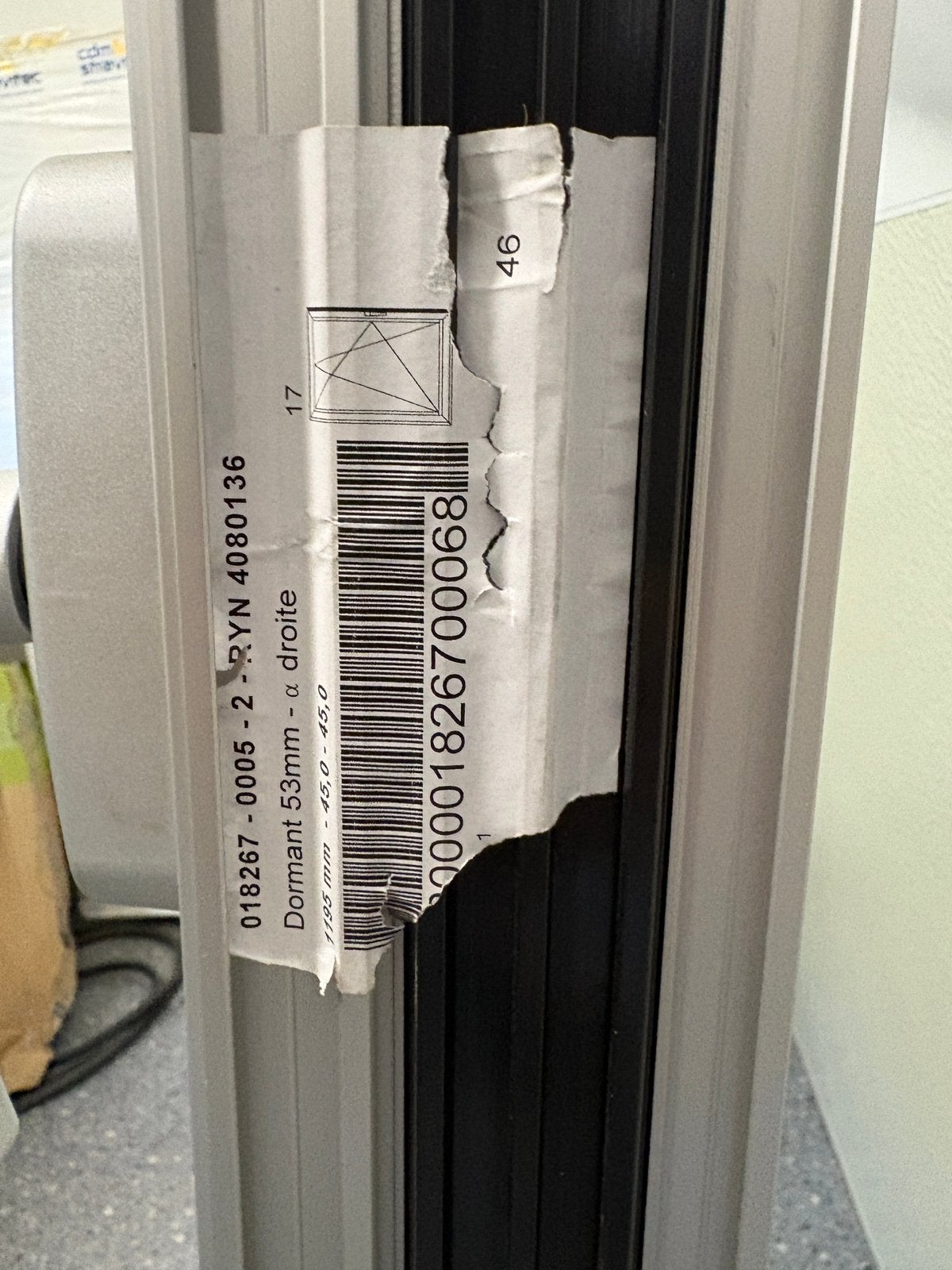 Venster 835x1195 mm alu, Ophalen, Zo goed als nieuw