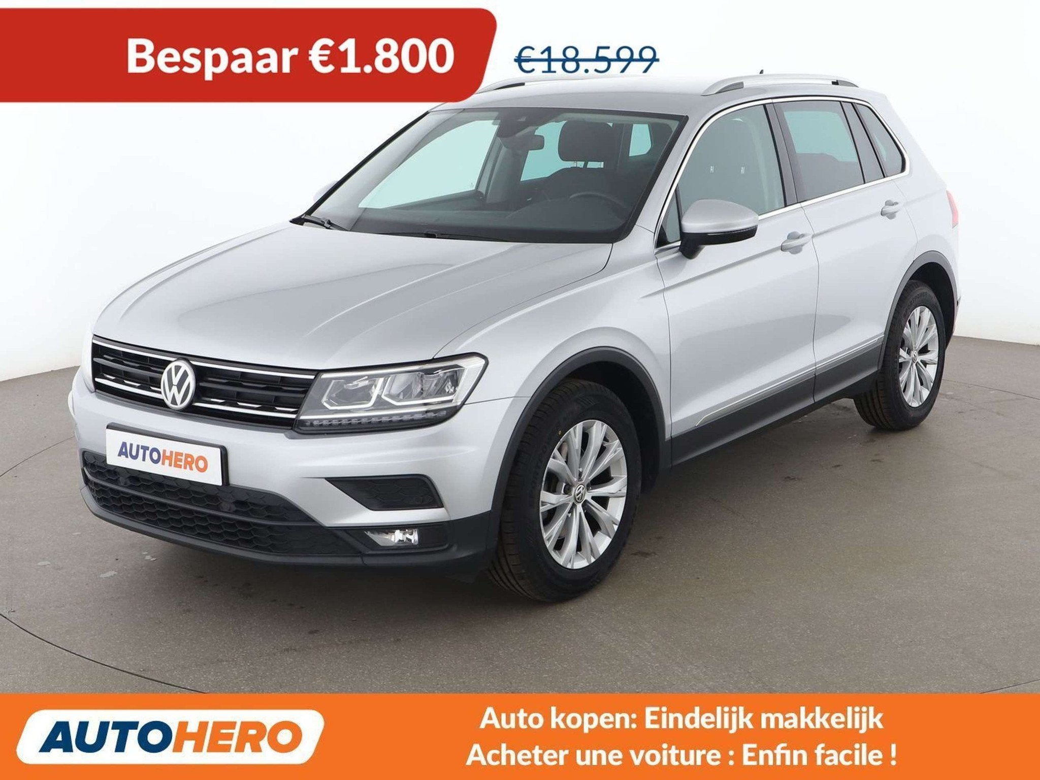 Volkswagen Tiguan 1.5 TSI ACT Comfortline BlueMotion, Autos, Volkswagen, Achat, Tiguan, ABS, Régulateur de distance, Airbags, Air conditionné