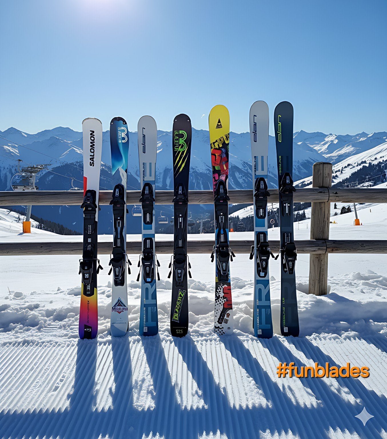 Snowblades, 94cm, 99cm, 125cm en 135cm met Tyrolia Binding, Sports & Fitness, Ski & Ski de fond, Moins de 100 cm, Autres marques