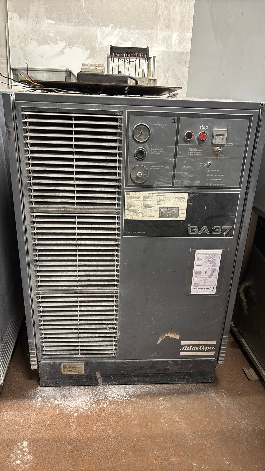 2 compressoren te koop Atlas Copco, Zakelijke goederen, Machines en Bouw | Pompen en Compressoren, Ophalen