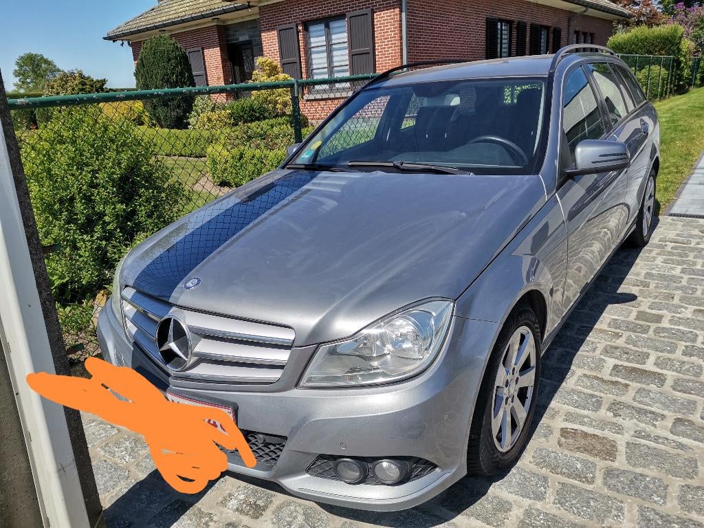 Mercedes c klasse, Auto's, Mercedes-Benz, Euro 5, Zwart, Leder, 5 deurs