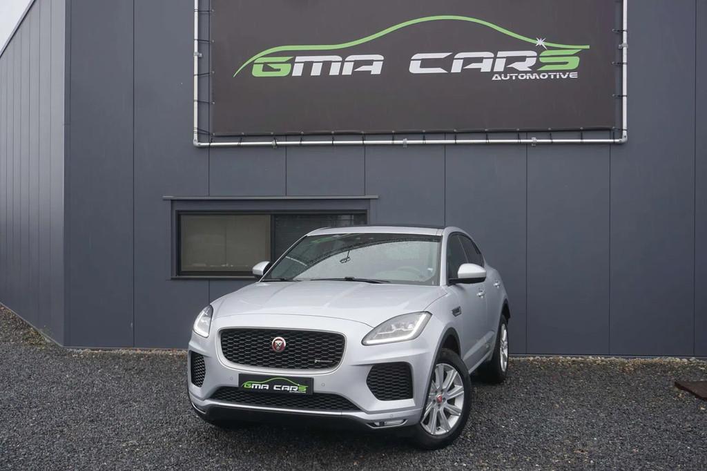 Jaguar E-Pace 2.0D AWD R-Dynamic Automaat-Nav-Leder-Cam-Gara, Auto's, Jaguar, Automaat, Gebruikt, 4 cilinders, Multifunctioneel stuurwiel