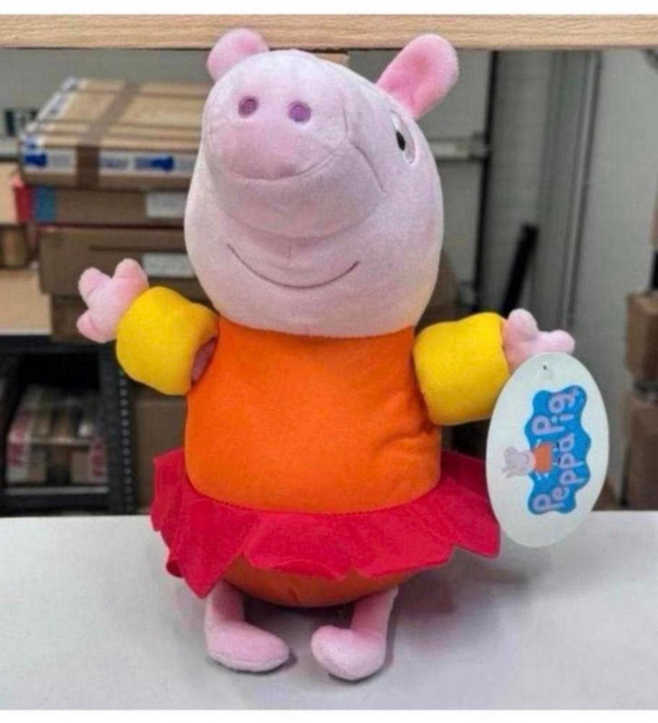Peppa Pig XL knuffel 30cm nieuw plush toy zacht bekend TV, Kinderen en Baby's, Peppa Pig, Ophalen of Verzenden, Nieuw