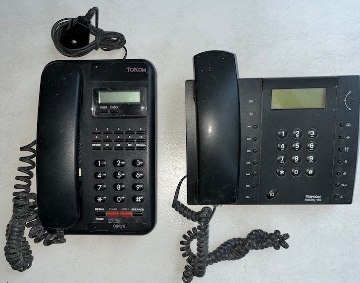 Téléphone Topcom 2 pièces, Télécoms, Enlèvement ou Envoi, Utilisé, 2 combinés