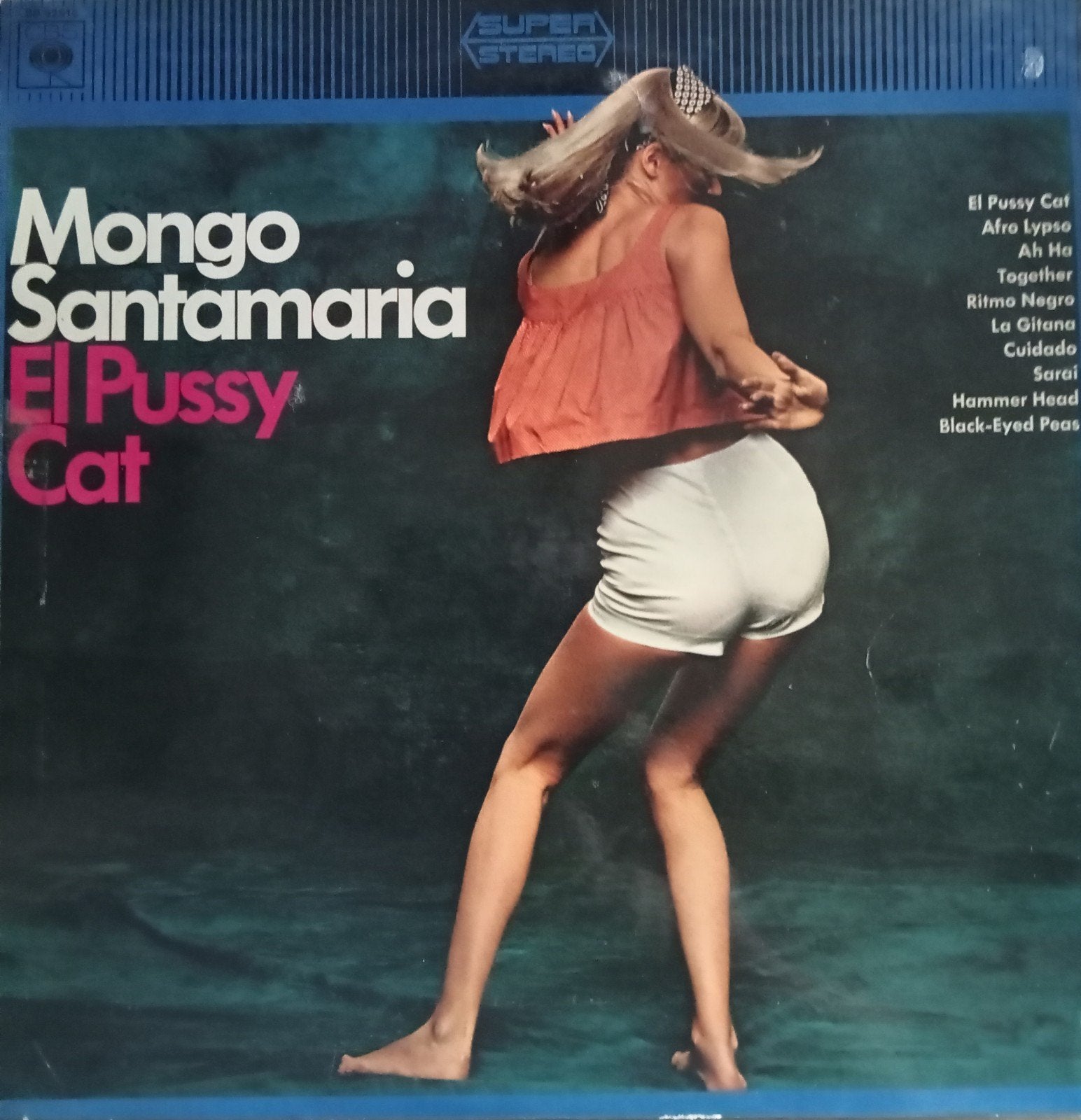 disque vinyl 33 tour lp Mongo Santamaria El Pussy Cat4 euros, CD & DVD, Enlèvement, Utilisé, Jazz, LP