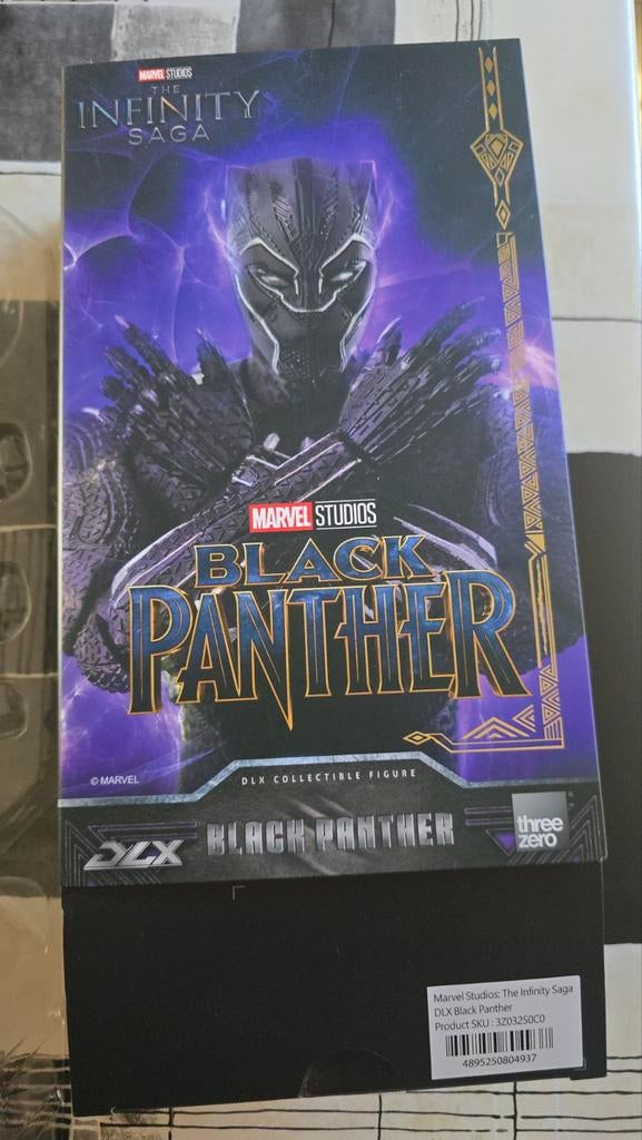 Threezero dlx black panther, Verzamelen, Ophalen of Verzenden, Zo goed als nieuw