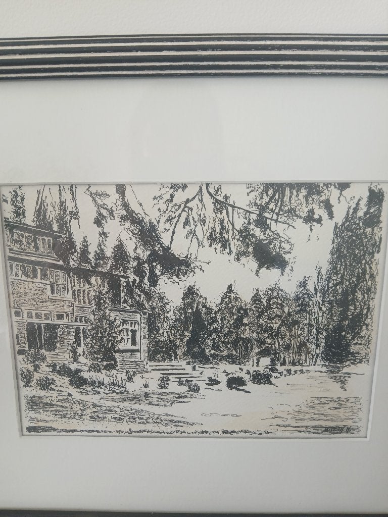 Œuvre originale de Michel Buzin (2005) - encre de Chine, Antiquités & Art, Art | Dessins & Photographie, Enlèvement, Dessin, Technique mixte