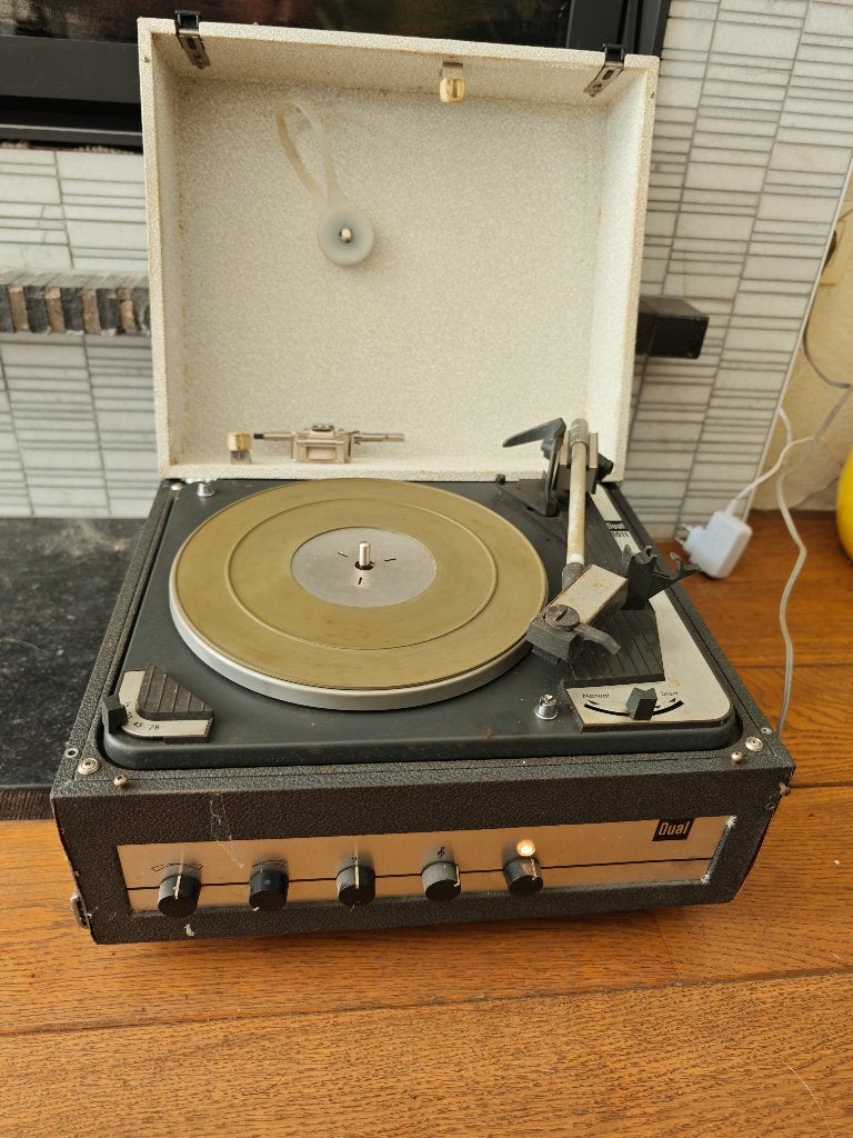 Grundig dual 1011 platenspeler eventueel met 2Grundig spkrs, Audio, Tv en Foto, Platenspelers, Ophalen of Verzenden, Gebruikt