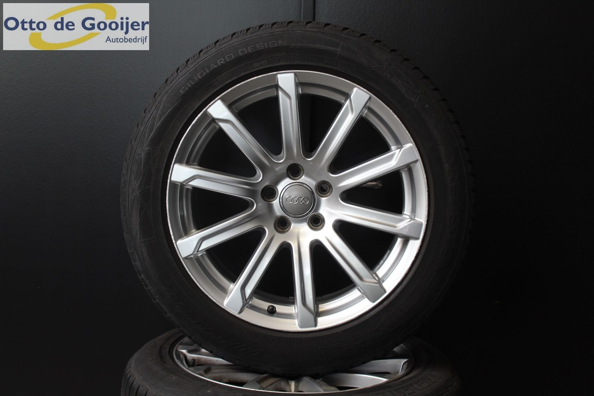 Originele Audi A5 Velgen Winterbanden 18 Inch 7MM, Ophalen, 18 inch, Gebruikt, -