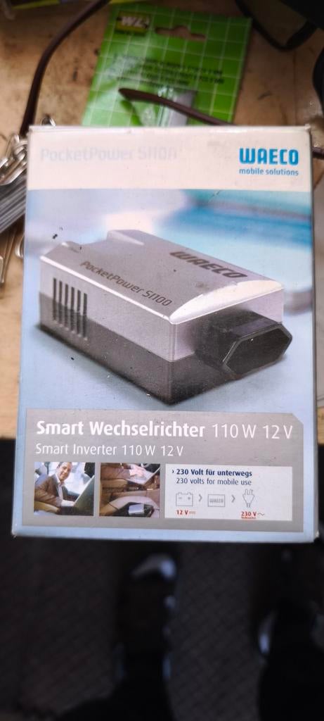 Omvormer van 12-230 volt, Ophalen