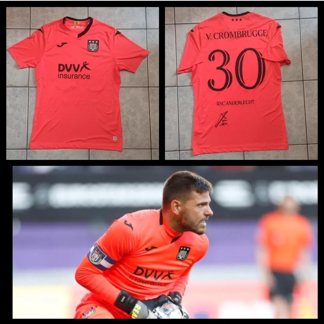 maillot Van Crombrugge RSC Anderlecht shirt, Enlèvement ou Envoi, Maillot