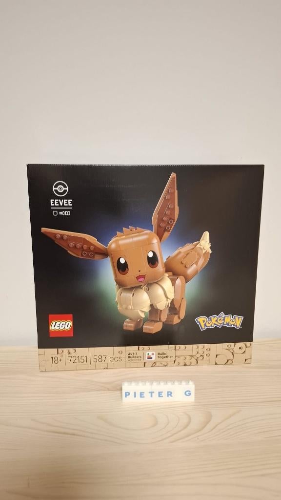 72151 - Lego Pokémon - Evee - Nieuw & Sealed, Overige thema's, Verzenden, Lego, Complete set
