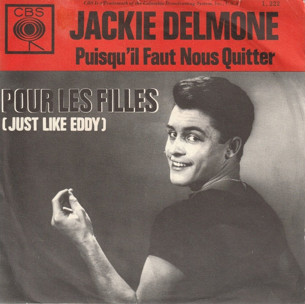 Jackie Delmone - Pour les filles - Belpop, 7 inch, Comme neuf, Pochette photo, Pop