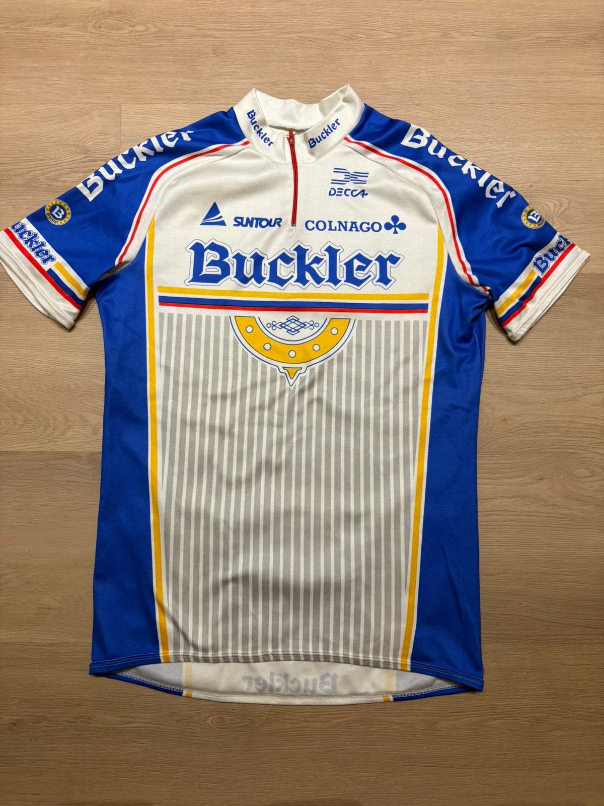 Vintage wielershirt koerstrui Buckler Colnago, Fietsen en Brommers, Ophalen of Verzenden, Zo goed als nieuw