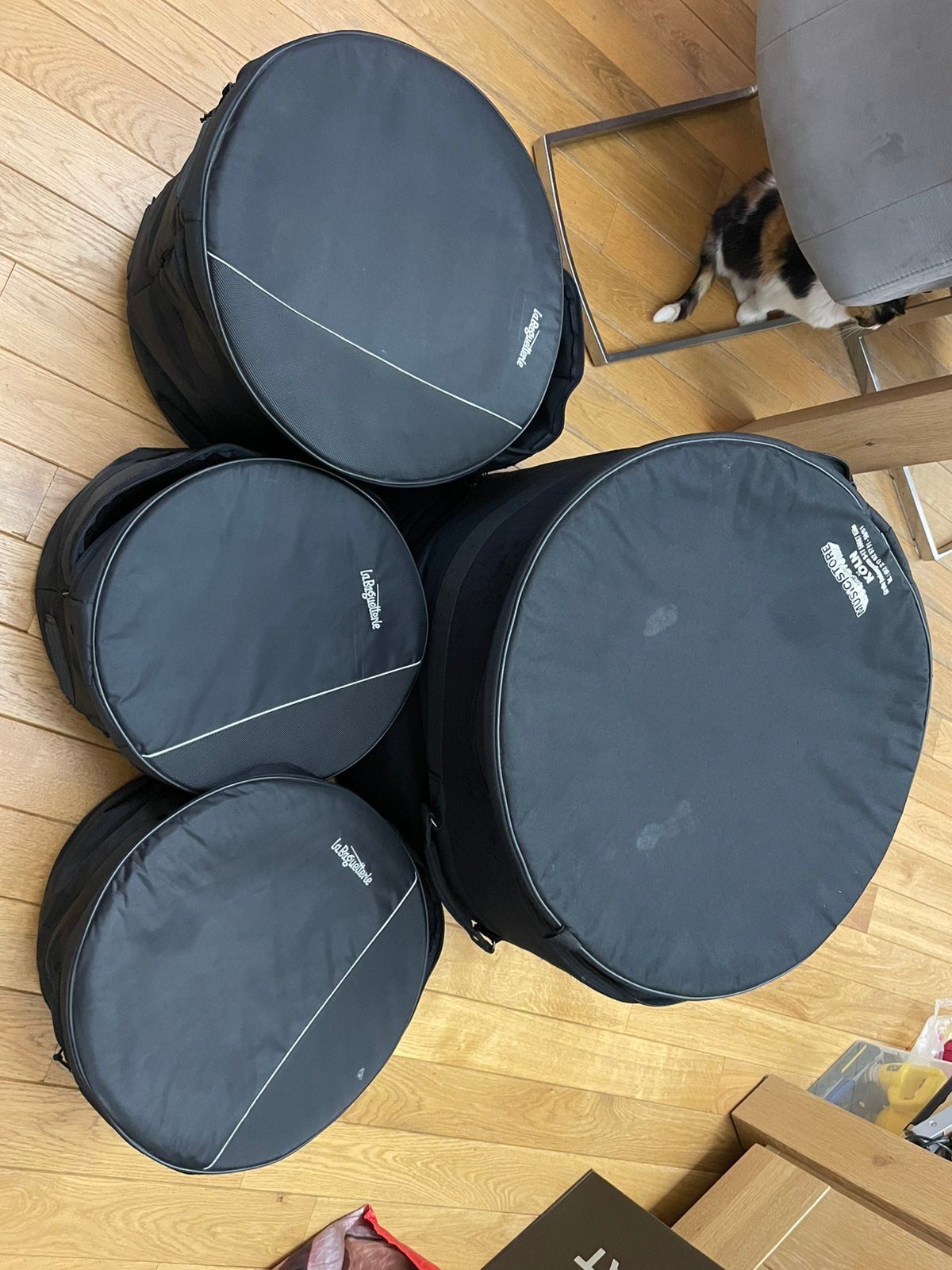 Drum bags set 20/14x14/12/10, Enlèvement ou Envoi, Utilisé