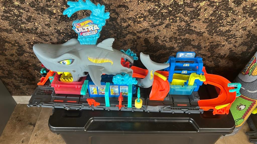 Hotwheels Ultra autowasserette, Racebaan, Nieuw, Ophalen of Verzenden, Hot Wheels