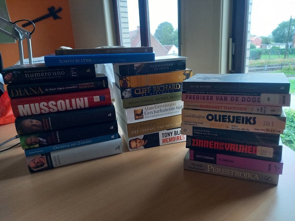 Verzameling biografieën, Boeken, Ophalen, Zo goed als nieuw