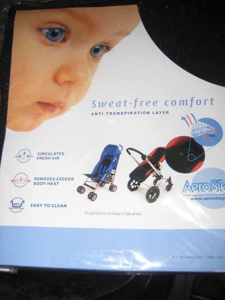 coussin anti-transpiration pour poussette Aero Sleep noir, Enfants & Bébés, Buggys, Enlèvement ou Envoi, Neuf, Autres marques