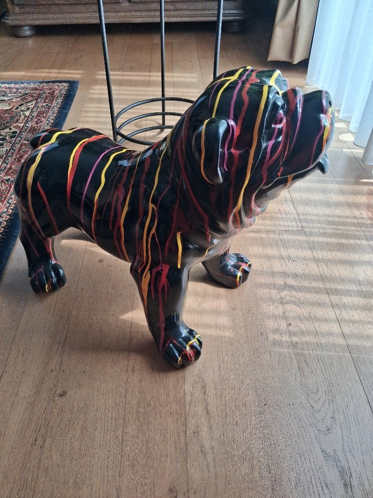 Modern decoratie beeld Engelse Bulldog, Ophalen, Zo goed als nieuw