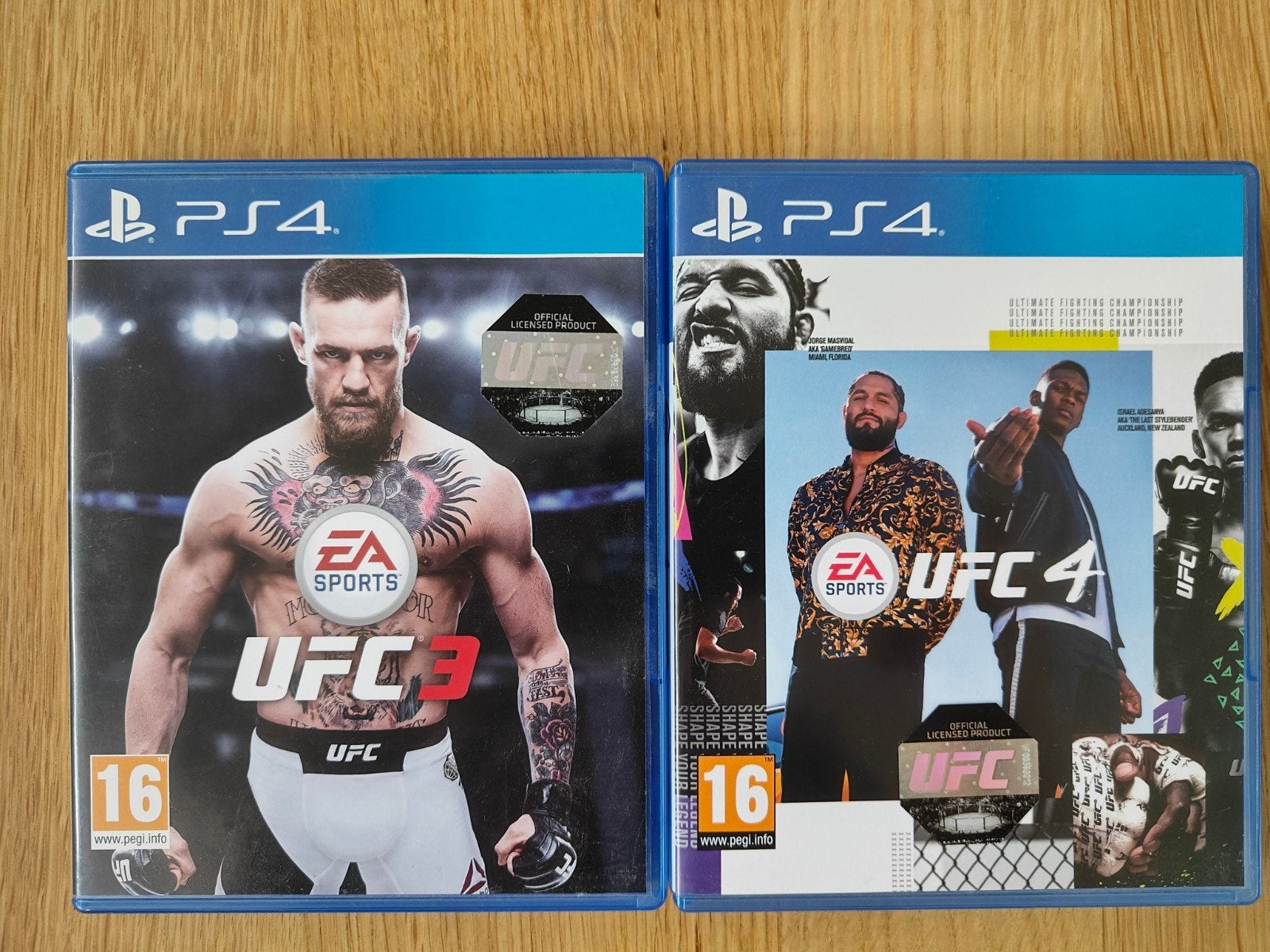 UFC 3 & UFC 4 | PS4, Vechten, 1 speler, Ophalen of Verzenden, Zo goed als nieuw