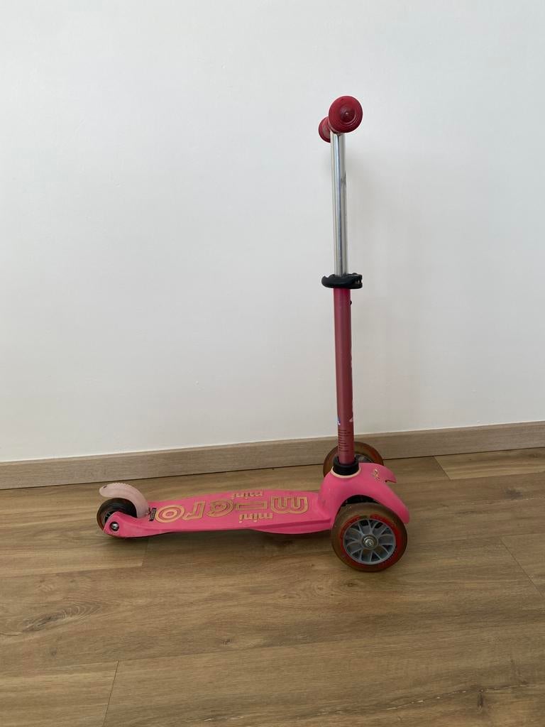 Mini Micro step 2-6 jaar roos, Ophalen, Gebruikt, Gewone step