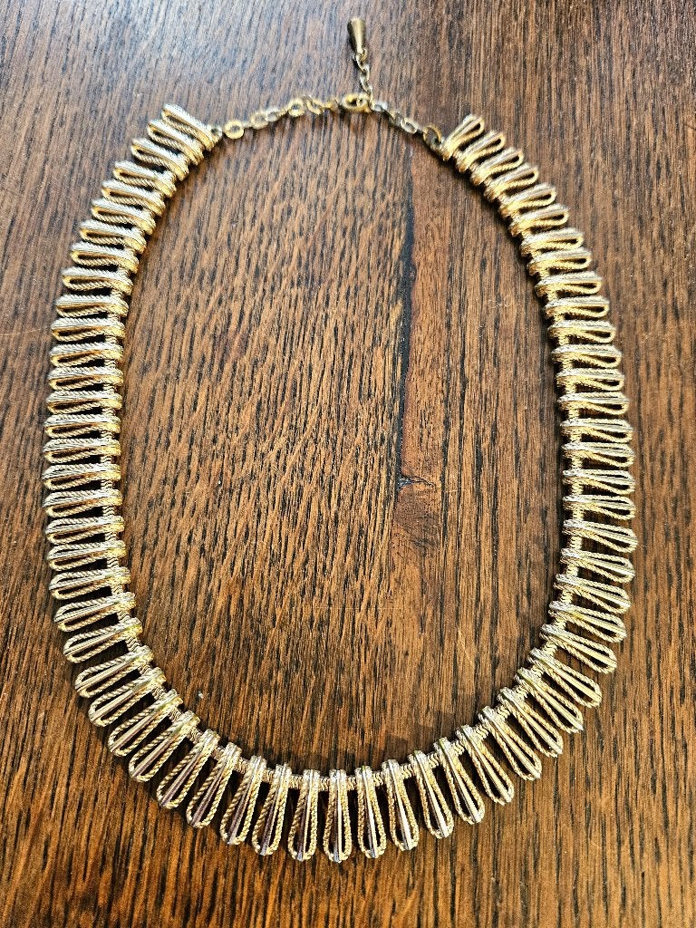 Ketting Choker. Jaren '50-'60., Handtassen en Accessoires, Ophalen, Zo goed als nieuw, Goud