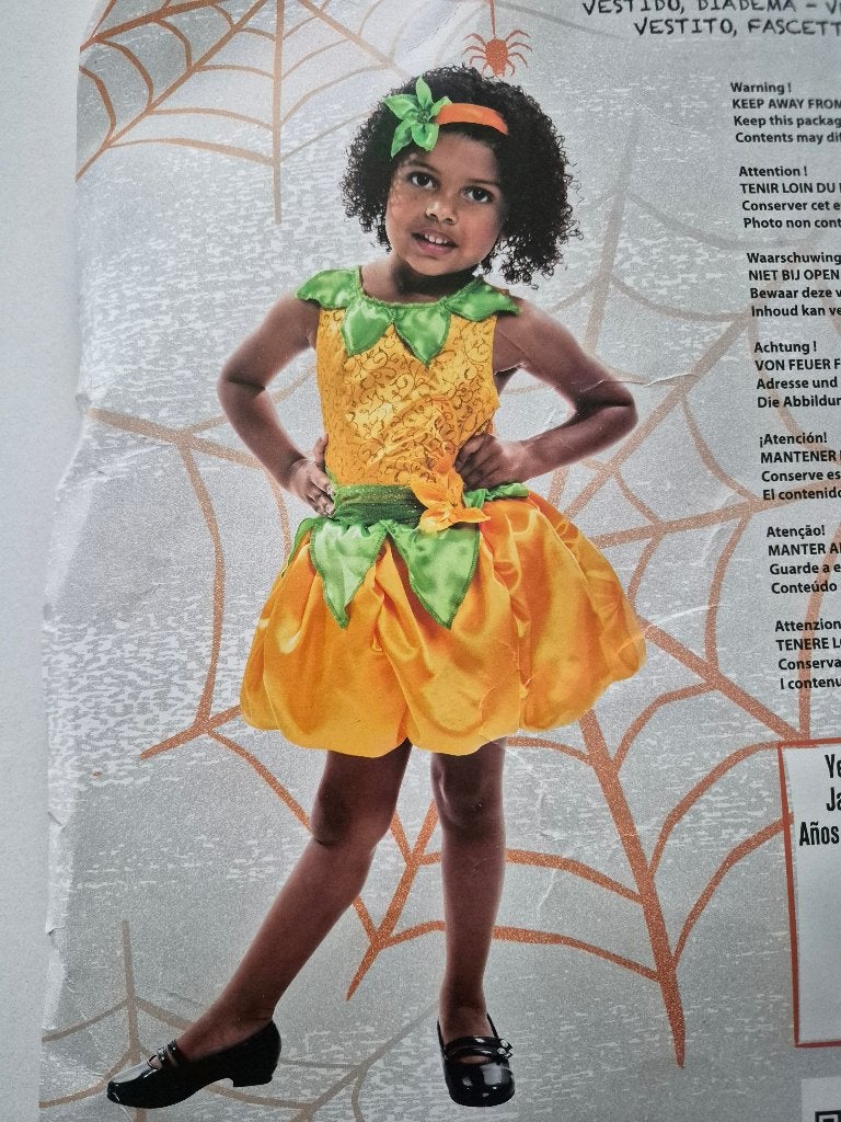 Halloween kleedje pompoen, Enlèvement ou Envoi, Neuf, Costume