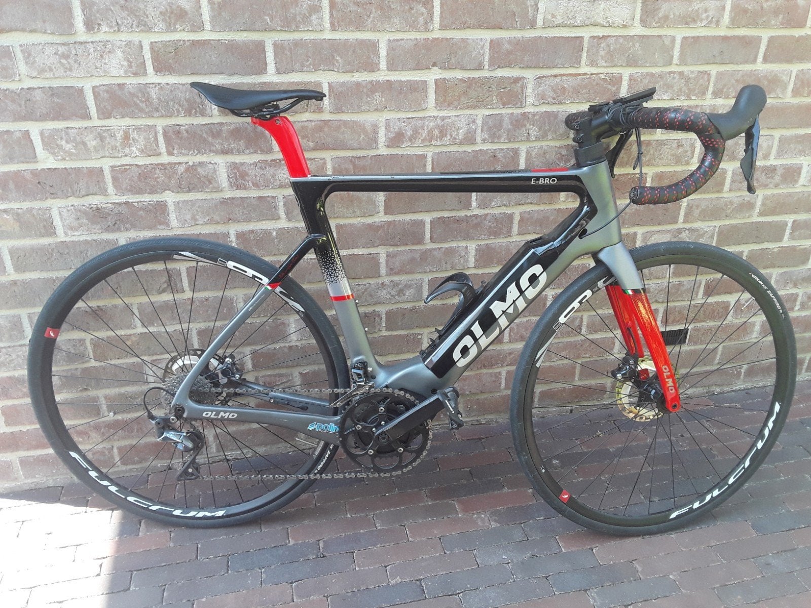 elektrische racefiets olmo, Ophalen