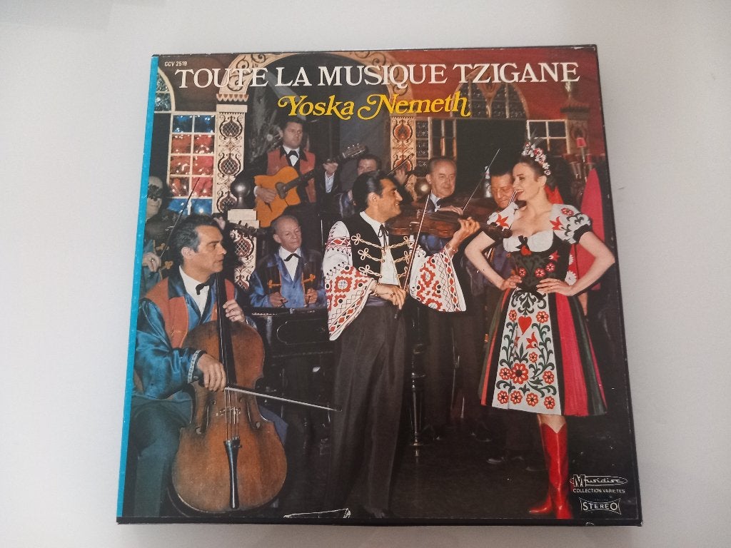 Vinyl 4LP Box Tzigane Yoska Nemeth Folk Music Tour, Enlèvement ou Envoi, 12 pouces, LP, Folk