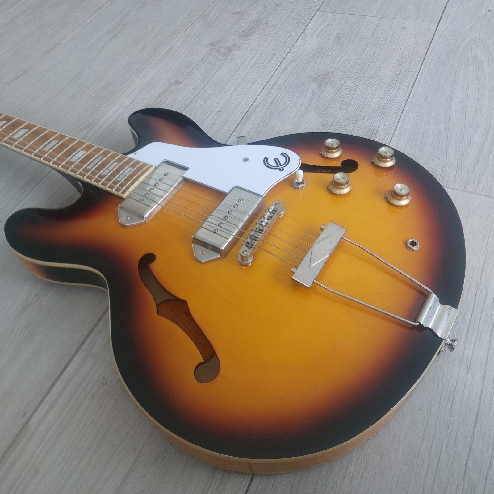 Epiphone Casino elektrische gitaar, Ophalen, Zo goed als nieuw, Hollow body, Epiphone
