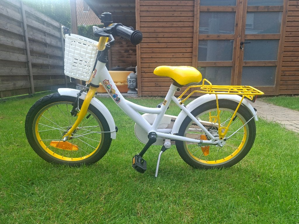 Meisjesfiets Maja de bij. 16 inch, Ophalen, Zo goed als nieuw, Terugtraprem, 16 inch