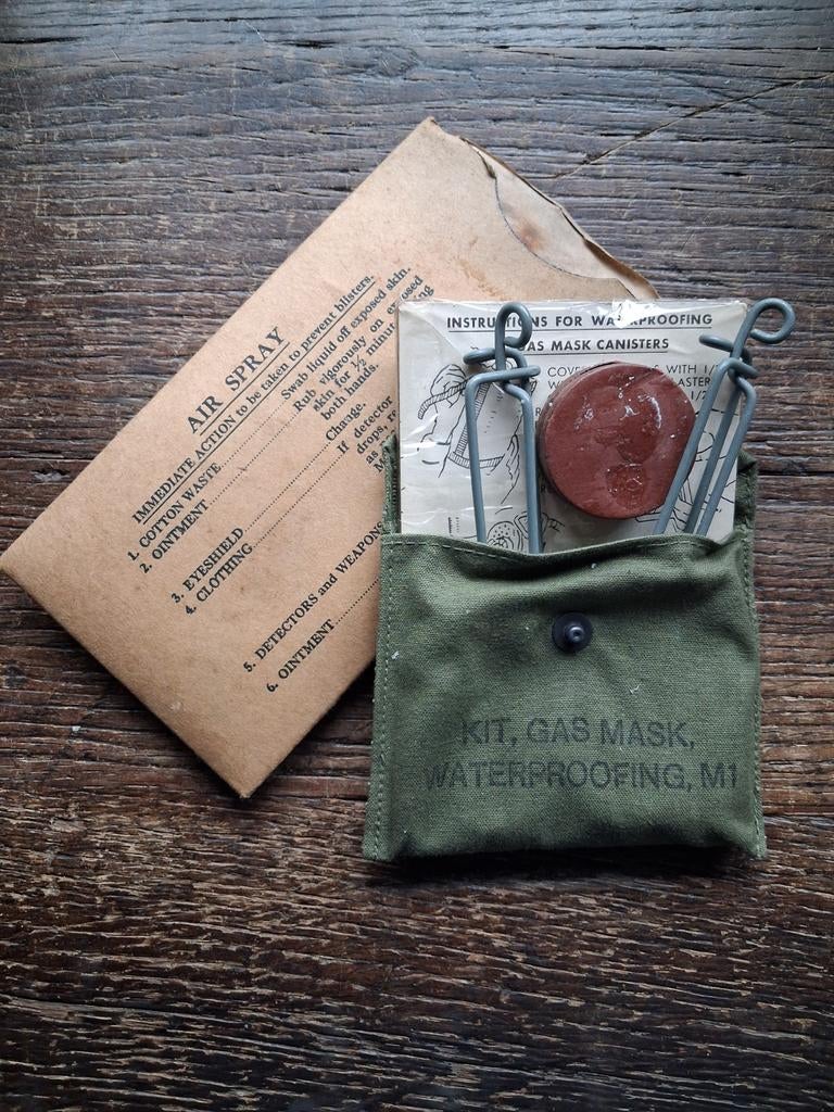 Petit lot masque anti gaz us ww2, Collections