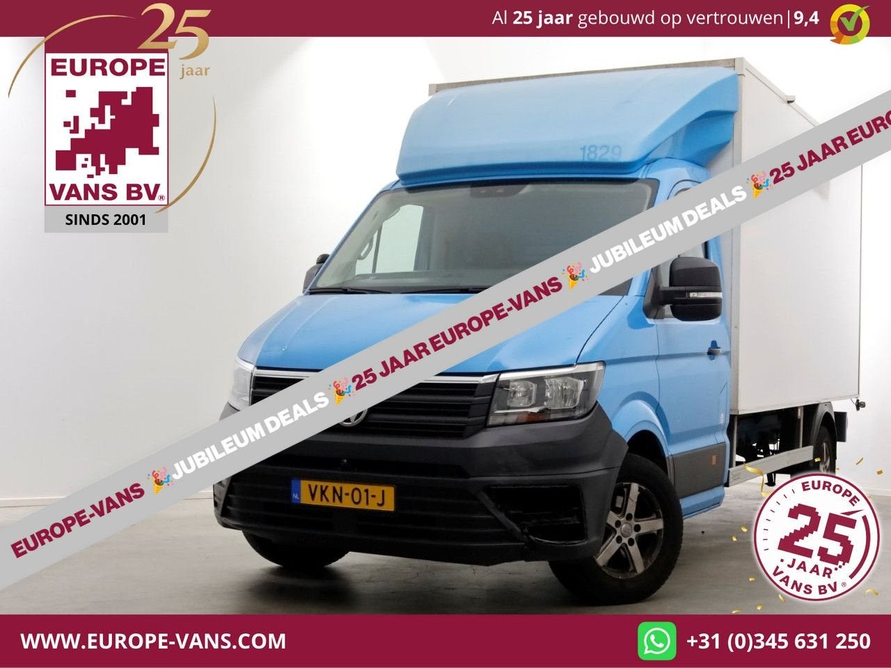 Volkswagen Crafter 35 2.0 TDI E6 Bakwagen met achterdeuren 2, Blauw, Bedrijf, ABS, 277 g/km