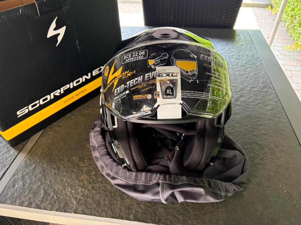 Casque de voyage Scorpion Exo Tech Evo, Autres marques, Enlèvement ou Envoi, XL, Autres types