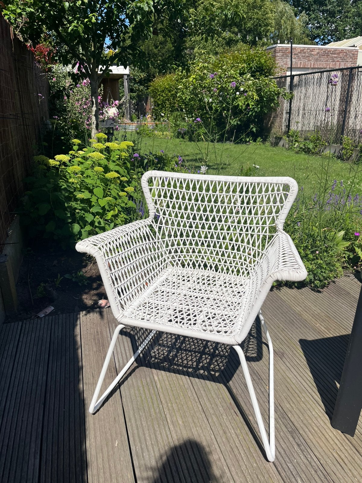 4 ikea tuinstoelen (Högsten), Tuin en Terras, Ophalen, Zo goed als nieuw
