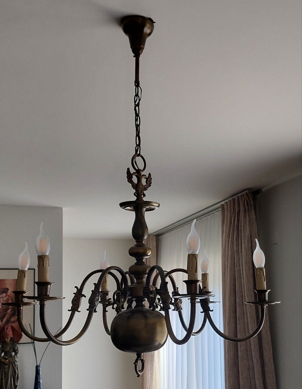 Lustre flamand, Maison & Meubles, Enlèvement, E14 (petit)
