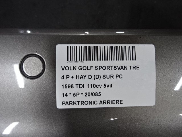 CAPTEUR AIDE AU STATIONNEMENT Golf Sportsvan (AUVS), Utilisé, Volkswagen