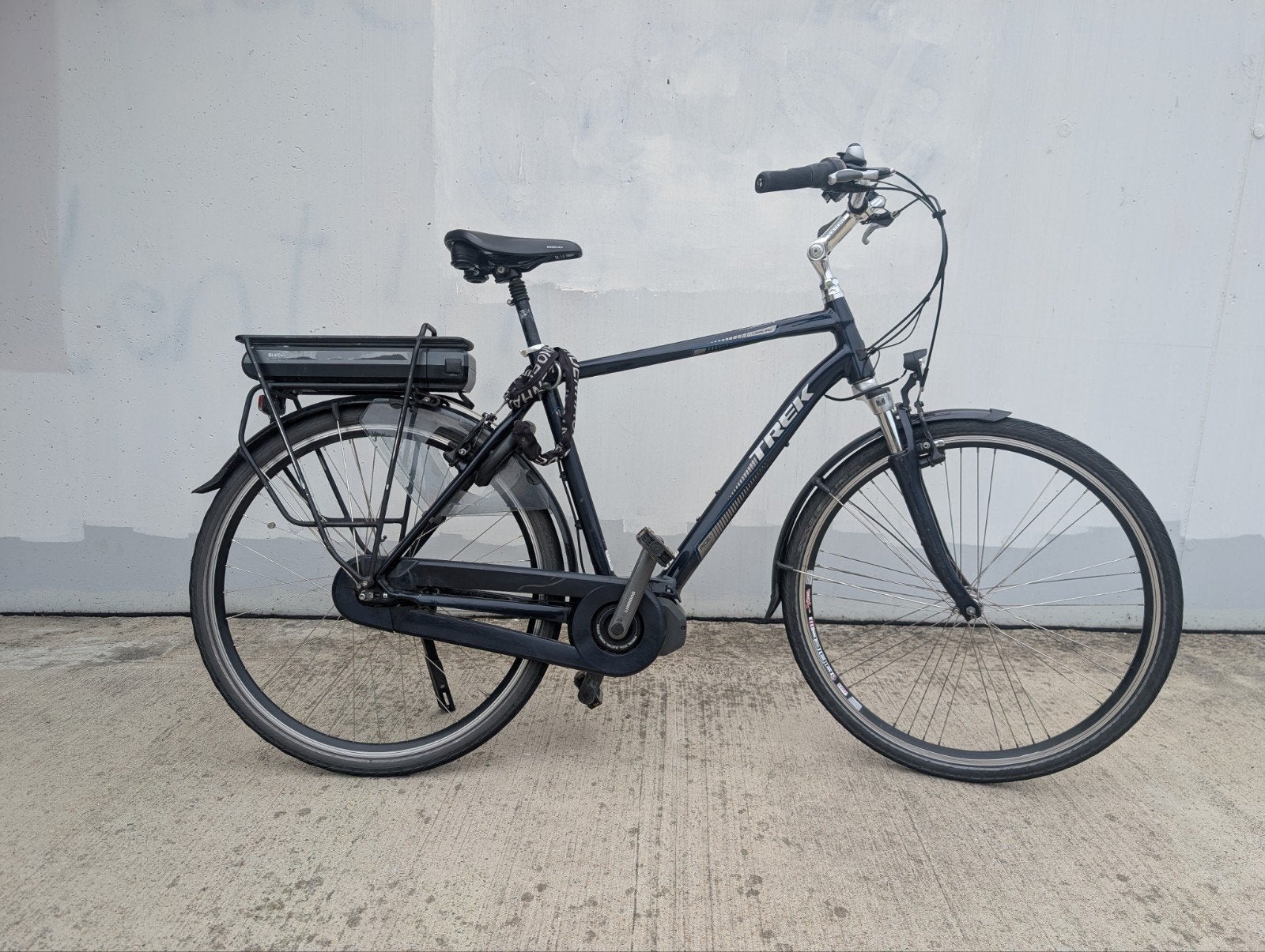 TREK elektrische herenfiets (black), Vélos & Vélomoteurs, Enlèvement, Utilisé, 50 km par batterie ou plus, Autres marques