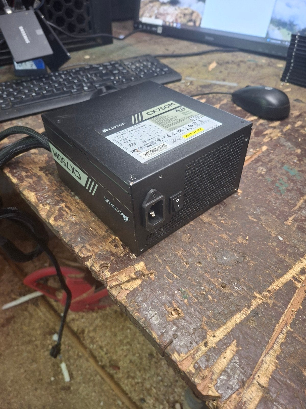 Alimentation Corsair CX750M – 750W (Semi-modulaire), Enlèvement ou Envoi, Utilisé