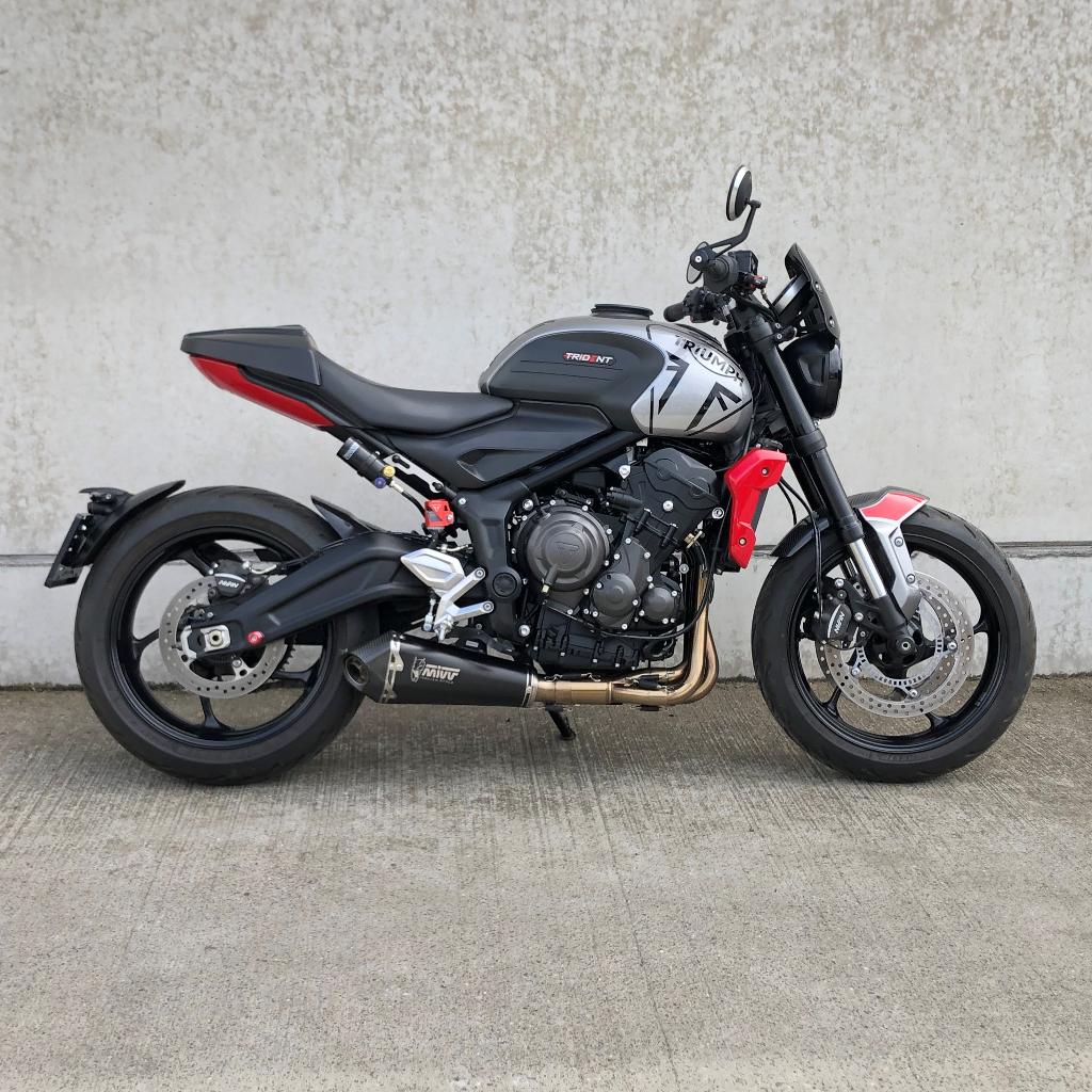 TRIUMPH TRIDENT 2023 GARANTIE GEKEURD, Motorrijbewijs A, 3 cilinders, Meer dan 35 kW, ABS