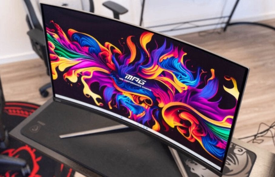 MSI MPG 321CURX QD OLED (incurvé/32"/4K/QD-OLED/240Hz/HDR), Gaming, MSI, Enlèvement ou Envoi, Moins de 1 ms