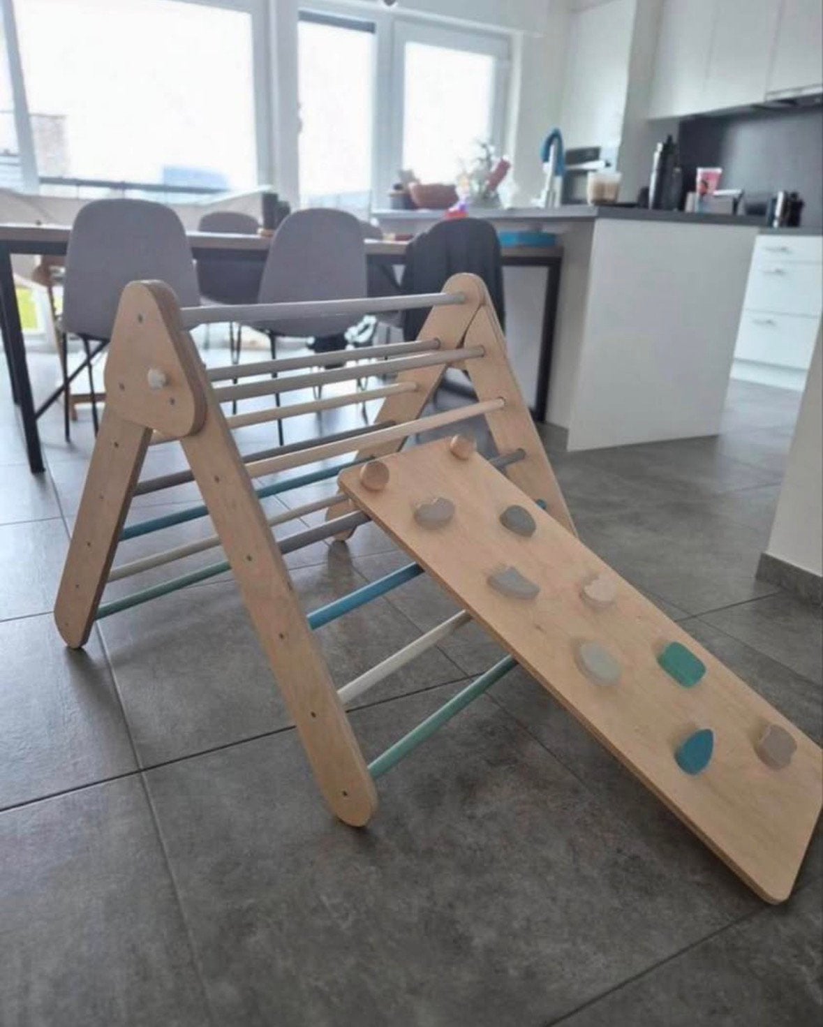 Houten klimrek, Kinderen en Baby's, Speelgoed | Houten speelgoed, Ophalen, Zo goed als nieuw