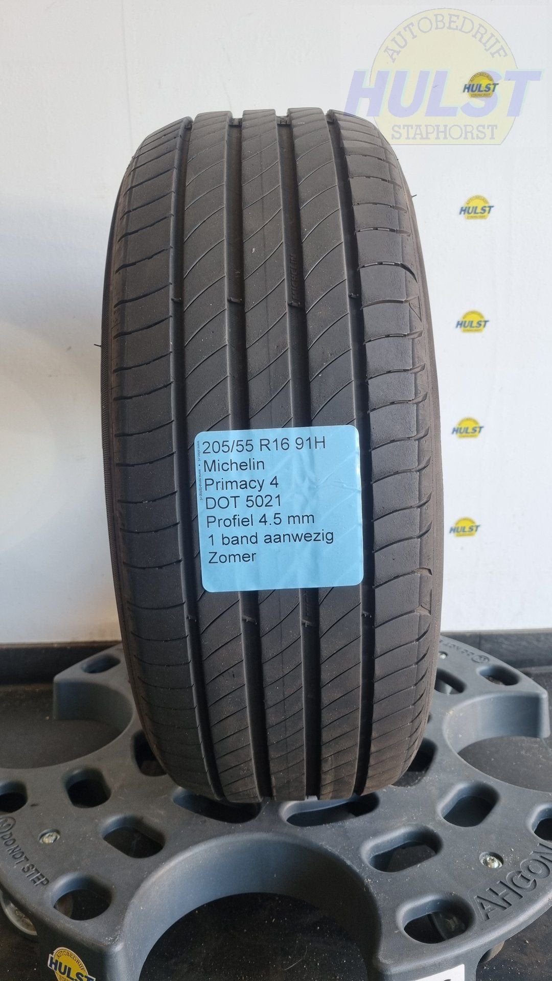 Gebruikte Michelin zomerband 205/55 R16, Auto-onderdelen, Banden en Velgen, Ophalen, Gebruikt, -, 205 mm